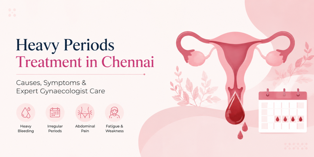 Heavy Periods Treatment in Chennai | Causes & Symptoms